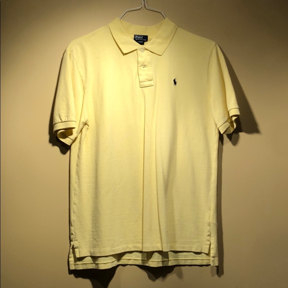 Yellow Polo Dress Shirt